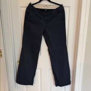 Banana Republic Women's Navy Wide Leg Pants